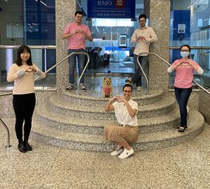 BMO's Stacey Hergott and her colleagues